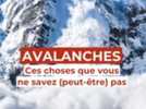 Faits divers - Deux skieurs meurent dans deux avalanches distinctes en Savoie