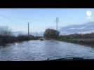 VIDÉO. Des images impressionnantes sur cette route inondée en Côtes-d'Armor