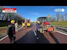 VIDÉO. A Carentan-les-Marais, les agriculteurs bloquent la 4 voies
