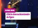 Patrick Bruel fait le show au bicentenaire du Figaro au Grand Palais