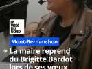 La maire de Mont-Bernanchon pousse la chansonnette lors de ses vSux