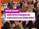 Timothée Chalamet et Kylie Jenner échangent des tendres baisers lors de la 83e cérémonie des Golden Globes à Los Angeles