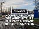 Agriculteurs : Nouveau blocage sur l'A62 au niveau de Castelsarrasin