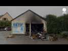VIDÉO. Une entreprise de plomberie détruite dans un incendie près de Vitré