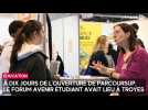 À dix jours de l'ouverture de Parcoursup, le forum Avenir étudiant avait lieu à Troyes
