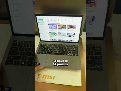 Le PC portable ultra léger de MSI  #msi  #pc  #leger  #ces2026 #tech  #shorts