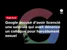 VIDEO. Google accusé d'avoir licencié une salariée qui avait dénoncé un collègue pour harcèlement sexuel