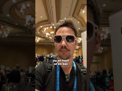 Des lunettes qui filment en horizontal et vertical  #lunettes  #lunettesconnecte #ces  #shorts