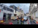 VIDÉO. Appartement totalement embrasé à Caen : le chef des opérations de secours et un témoin racontent