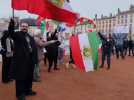 Manifestation pour le peuple iranien à Bellecour