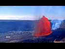 A Hawaï, les spectaculaires jets de lave du volcan Kilauea