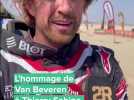 Adrien Van Beveren rend hommage à Thierry Sabine