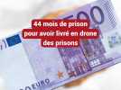 44 mois de prison pour avoir livré des prisons par drone