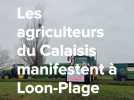 Mercosur et agriculture : colère des jeunes agriculteurs du Calaisis au port de Loon-Plage