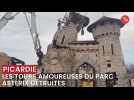 Les Tours Amoureuses du Parc Astérix détruites