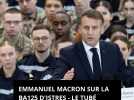 Emmanuel Macron sur la BA125 d'Istres - Le Tubé pour ses vSux aux armées