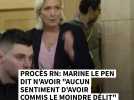 Ouverture du procès en appel de Marine Le Pen