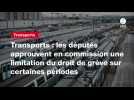 VIDEO. Transports : les députés approuvent en commission une limitation du droit de grève sur certaines périodes