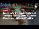 VIDÉO. Quelle inflation en décembre et sur toute l'année 2025 ? L'Insee dévoile ses chiffres définitifs