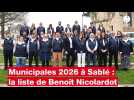 VIDÉO. Municipales 2026 à Sablé-sur-Sarthe : qui sont les colistiers du candidat Benoît Nicolardot ?
