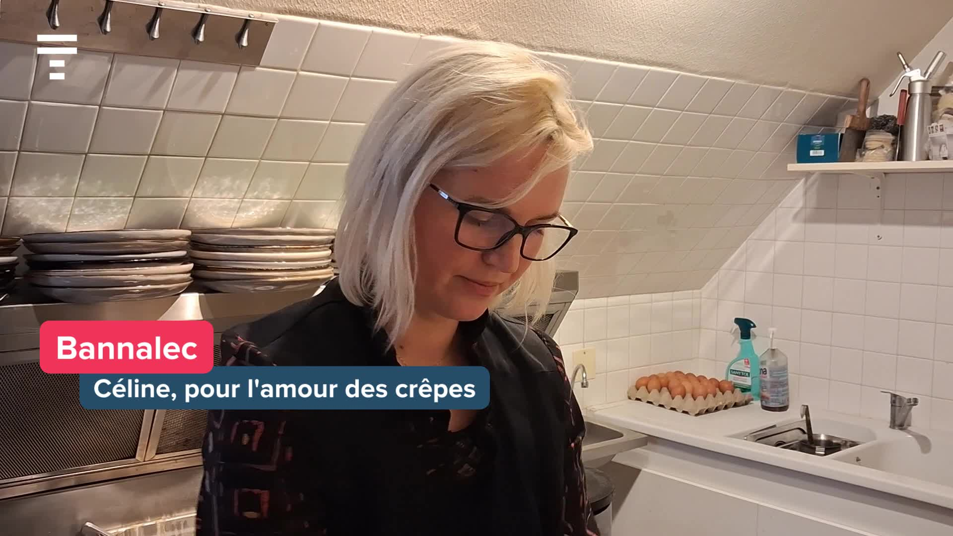 « J’ai tout lâché pour la crêpe » : à Bannalec, Céline est passée de la fac de psy aux billigs [Vidéo]