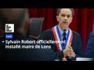 Sylvain Robert officiellement installé maire de Lens