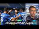 La réaction d'Adrien Monfray après la victoire de l'Estac contre Dunkerque (5-1)