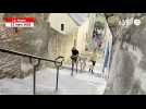 VIDÉO. Le Mans Urban Trail : 1 096 engagés bravent les pavés et escaliers de la cité Plantagenêt