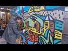 Au Havre, les street artistes au secours des commerçants