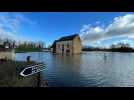 VIDÉO. Crues : l'eau continue de monter en Sarthe, le moulin de Fillé inondé