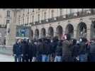 VIDÉO. Mort de Quentin Deranque : à Rennes, un hommage et un contre rassemblement antifasciste