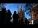Un siècle après le début de sa construction, la Sagrada Família a atteint sa hauteur maximale