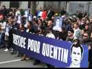 Marche hommage à Quentin : une marche dans le calme, sous haute surveillance