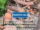 Tempête Nils : frappé par le désastre, le château Massamier la Mignarde réfléchit à sa renaissance