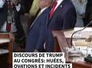 Discours de Trump au Congrès: huées, ovations et incidents