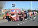 Aire-sur-la-Lys : les enfants défilent dans les rues lors du carnaval