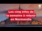 VIDÉO. Records météo, municipales, ado poignardée... Les cinq infos de la semaine en Normandie