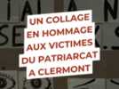 Société - Un collage féministe en hommage aux victimes du patriarcat en 2025 à Clermont-Ferrand