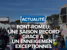 Font-Romeu: vers une saison record grace à un enneigement exceptionnel
