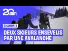 Chamonix : Une avalanche déferle sur une piste et ensevelit deux skieurs