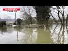VIDÉO. Inondations : les douze maisons de ce hameau encerclées par les eaux