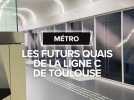 Métro : les futurs quais de la ligne C de Toulouse
