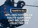 97 % des foyers ont récupéré l'électricité après la tempête Nils