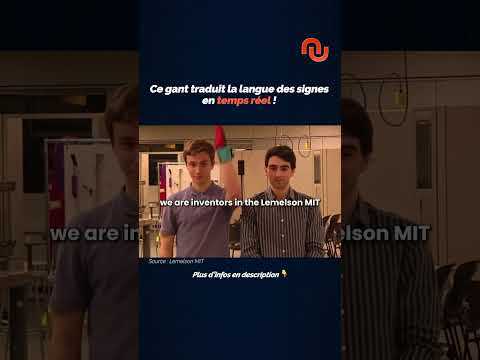 Il met ce gant… et ses gestes deviennent des mots ! #shorts