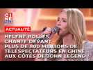 Hélène Rollès chante devant plus de 800 millions de téléspectateurs, aux côtés de John Legend !