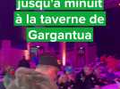La fête s'est terminé dimanche soir dans la taverne de Gargantua
