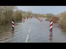VIDÉO. Dans la presqu'île de Guérande, l'eau monte et déborde sur la chaussée