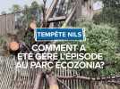 La gestion de la tempête Nils dans le parc écozonia