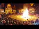 Carnaval de Charleroi: le Corbeau brûle