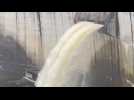VIDÉO. L'impressionnante évacuation d'eau du barrage sur le Gouet, près de Saint-Brieuc, pour gérer les fortes pluies